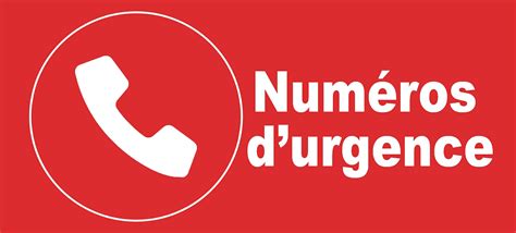 Le bon numéro à portée de main en cas d'urgence 